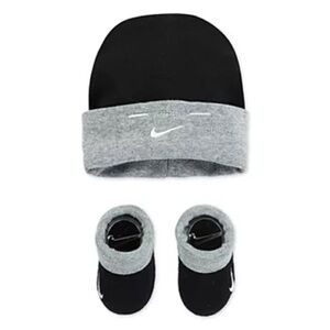 NWT Baby Nike Black Beanie Hat & Booties Set - 0-6M